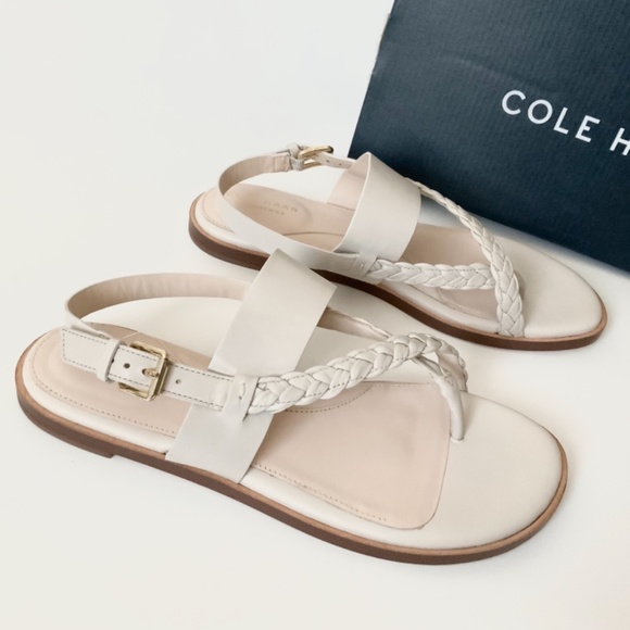 Cole Haan Anica Leather Slingback Thong Sandals - Picture 5 of 7
